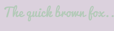Image with Font Color B3CAB8 and Background Color DBD1DD